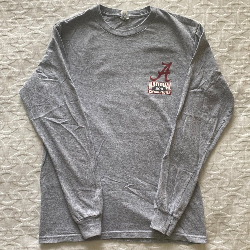 2011 Alabama Crimson Tide National Championship L/S Tee